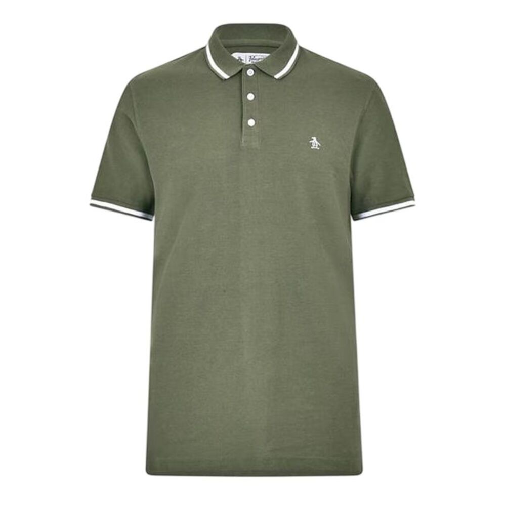 Original Penguin Mens Regular Short-Sleeved Polo Shirt / Grape Leaf